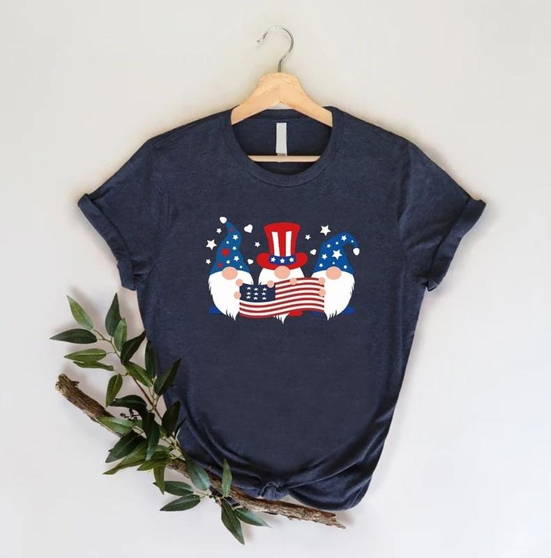 4th of July Gnome Shirt,4th of July Tshirt,Freedom Shirt,Patriotic Gift,Gnome Tshirt,Independence Day Gift,American Gnome...