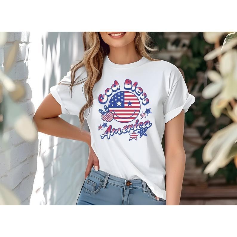 4th of July God Bless America Shirt Hoodie, Sweatshirt | HypeDripTees.com