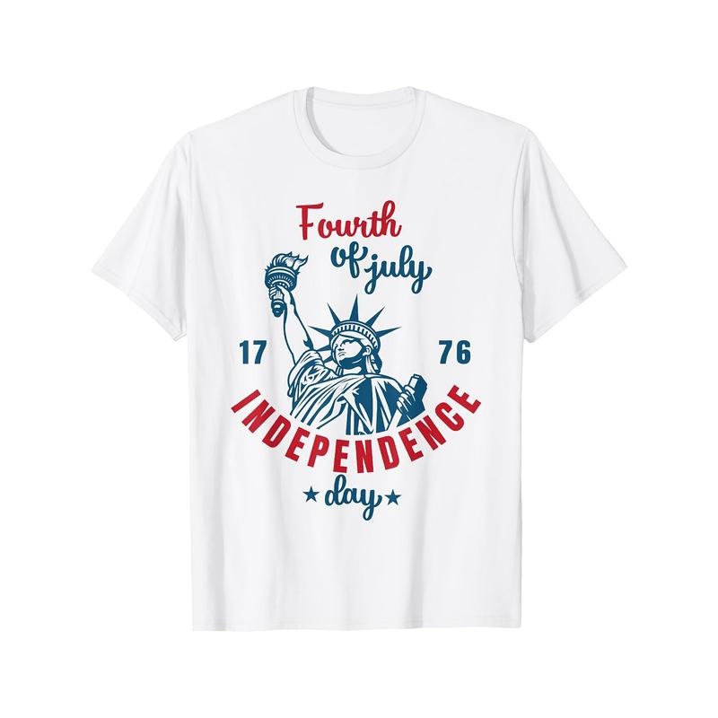 4th of July Independence Day 1776 Statue of Liberty Vintage T-Shirt