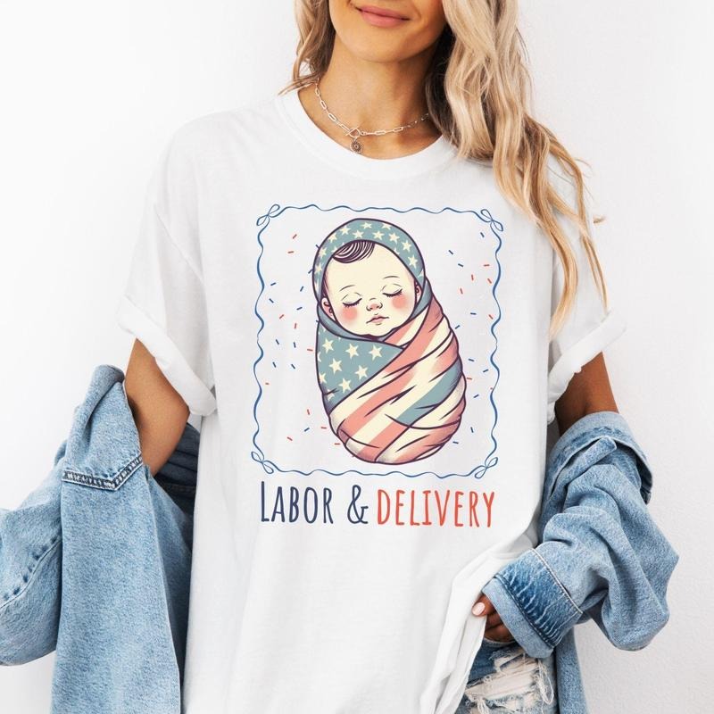 4th July Labour Delivery Nurse Shirt Fourth July L D Nurse 4th July Labor Delivery Nurse Independence Day T-Shirts, Hoodie, Sweatshirt