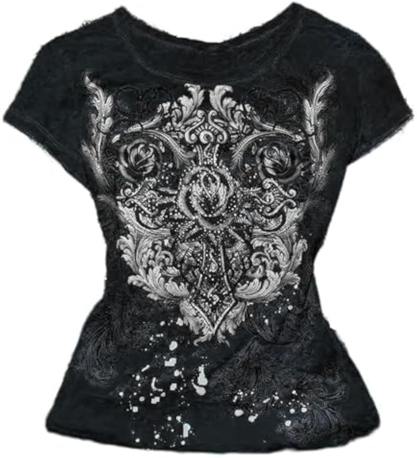 Emo Grunge Teen Shirt Women Y2K Vintage Harajuku Cutecore 2000s Indie T-Shirts Tee Scene Alt Clothes