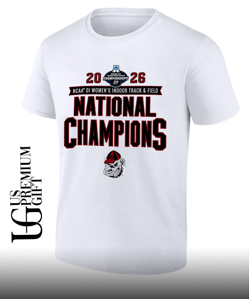 Georgia Bulldogs 2026 NCAA Women’s Indoor Track & Field National Champions T-shirt