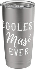 Coolest Masi Ever T Shirt Funny Best Aunt Ever Gift Tee Stainless Steel Insulated Tumbler