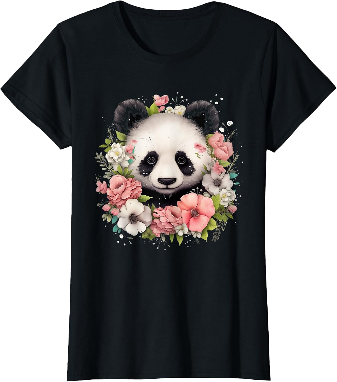 Floral Panda Bear