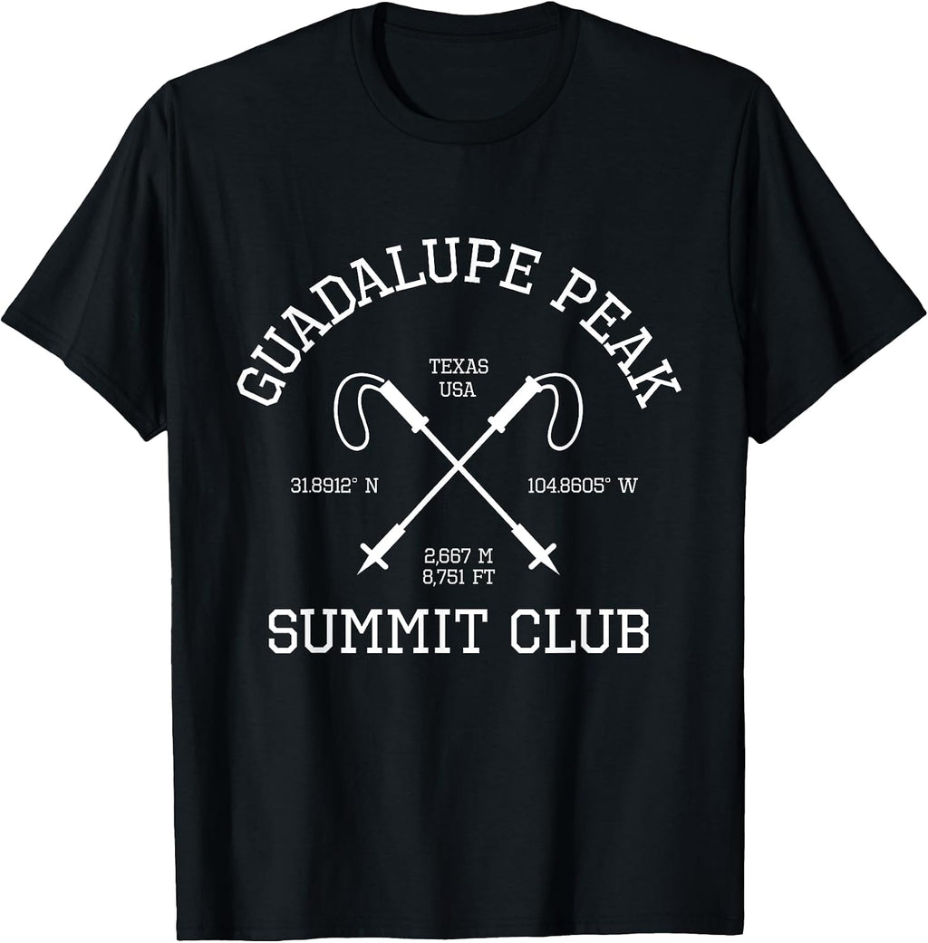 Climbed Guadalupe Peak USA Summit Club Apparel
