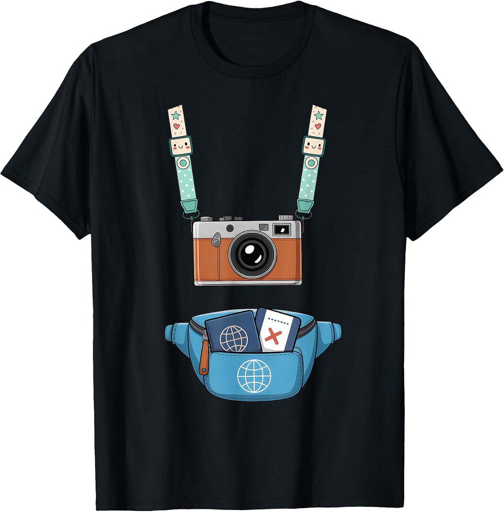 Tourist Camera Strap Fanny Pack Passport