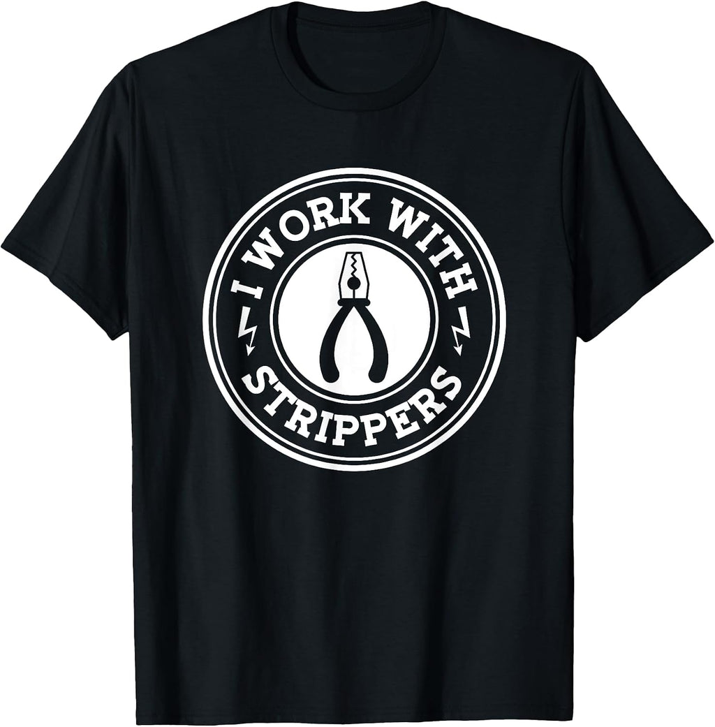 Funny Electrician Drinker Tees