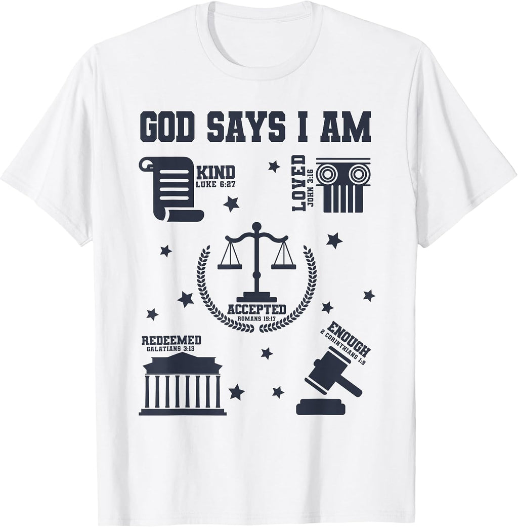 God Says I Am Lawyer Lover Christian Men Women