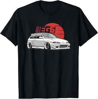 Classic Hatchback Legendary Civics Eg6 JDM T-Shirt
