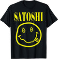 Satoshi Yellow Smile Face Tees