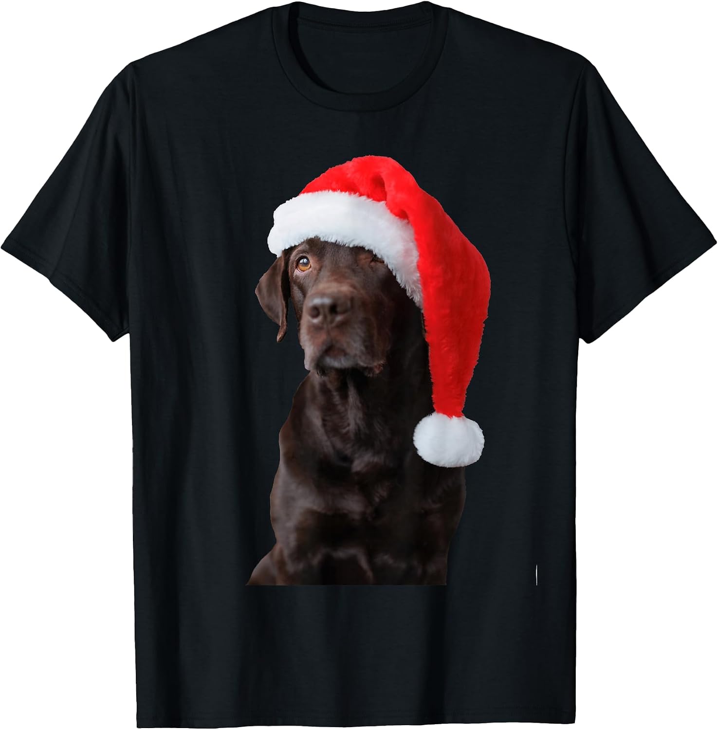 Cute Chocolate Lab Santa Hat Christmas Gifts