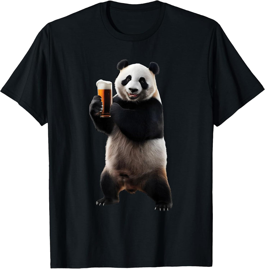 Panda Drinking Glass Beer Design