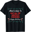 Cute Most Likely To Christmas Pajama Family Merch