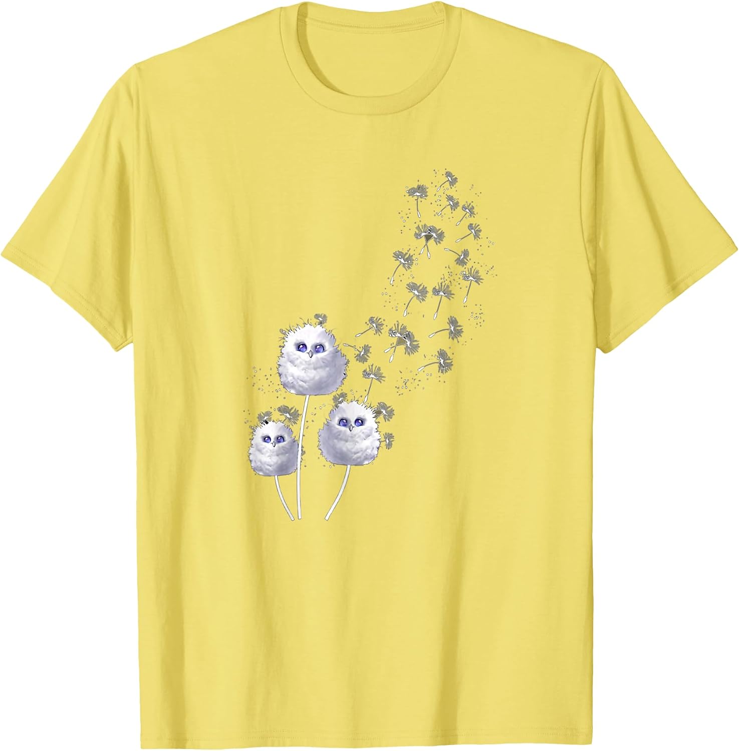 Funny dandelion owls women men