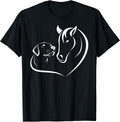Horse and Dog Women and Men Horse Dog Lover Shirts
