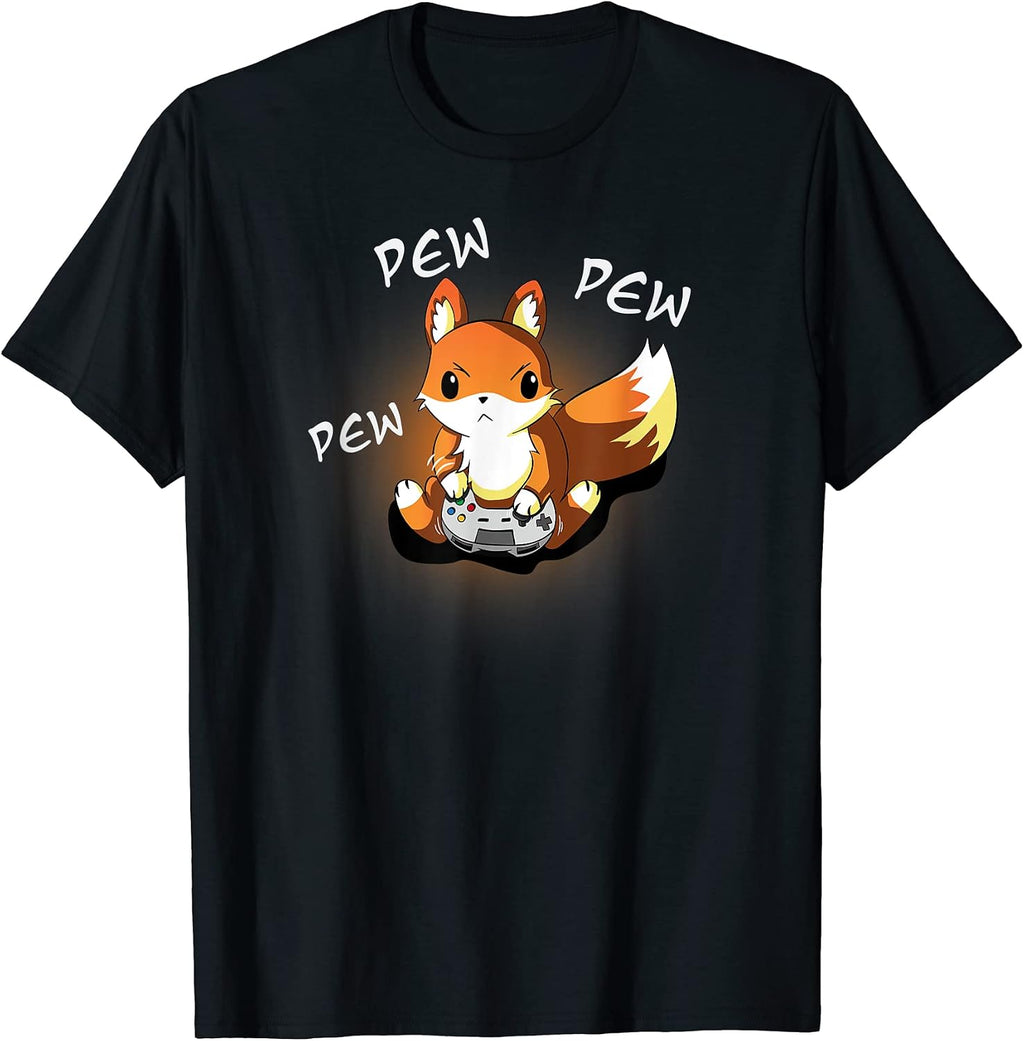 Mad Gamer Fox Kawaii Anime Gift and Shirts