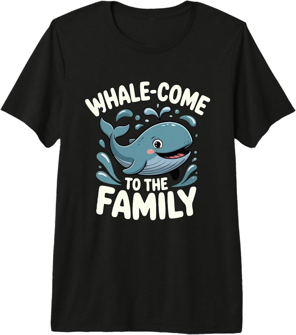 New Family Whale Pun Baby Shower Ocean Humor Fan