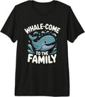 New Family Whale Pun Baby Shower Ocean Humor Fan