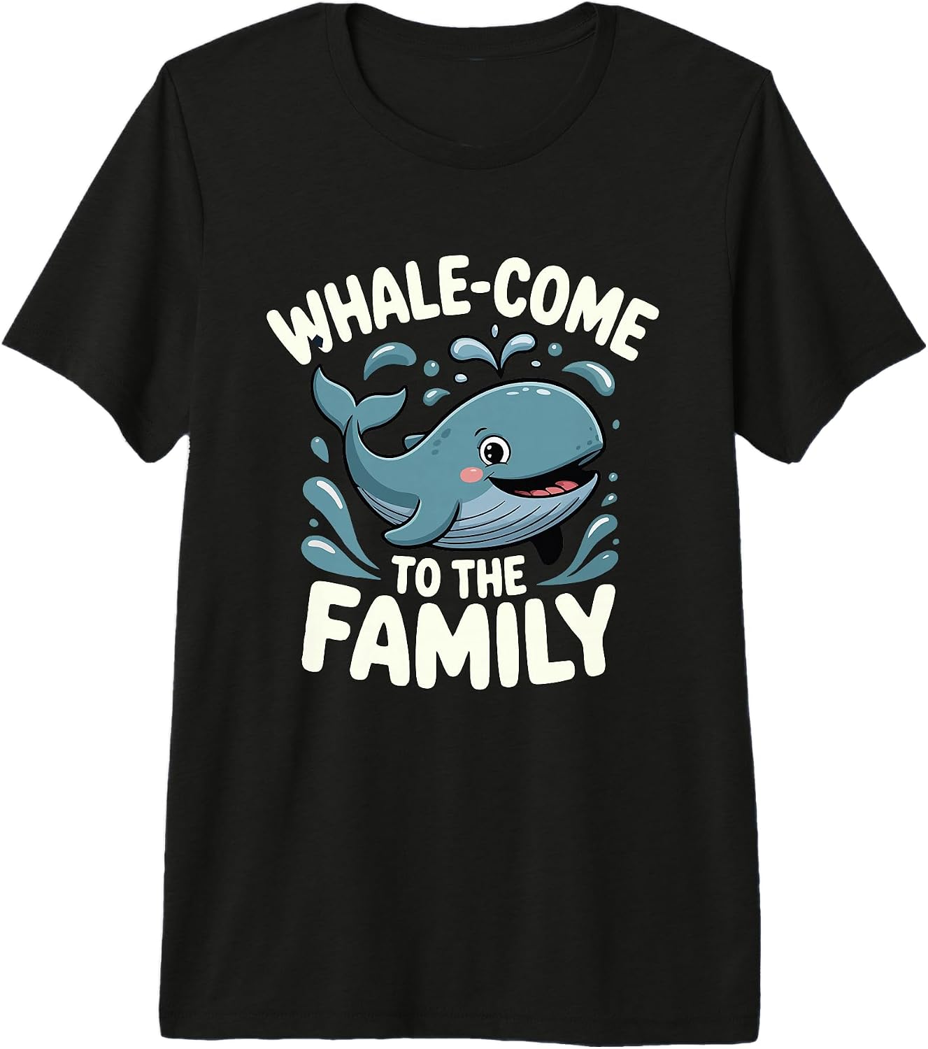 New Family Whale Pun Baby Shower Ocean Humor Fan