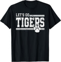 Tiger Pride School Sports Games Day Moms Kids Tees