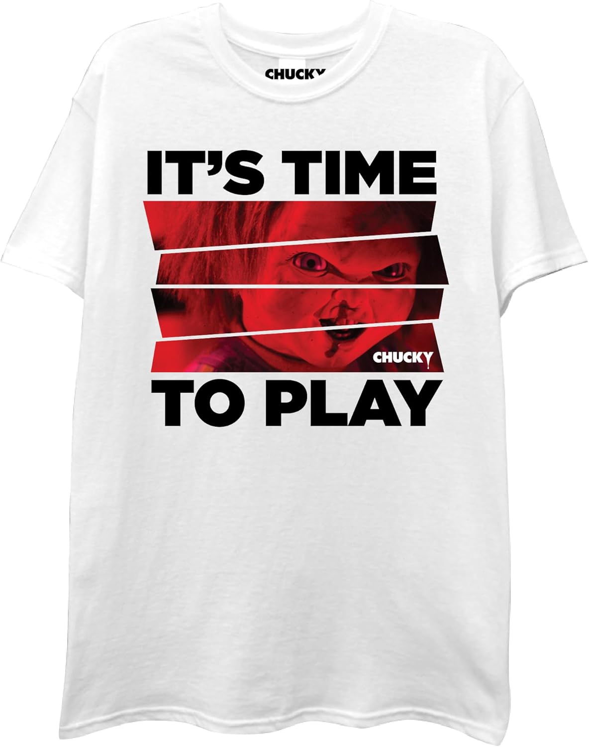 Chucky Men's Chucky Child's Play It's Time to Play Men's Short Sleeve T-Shirt