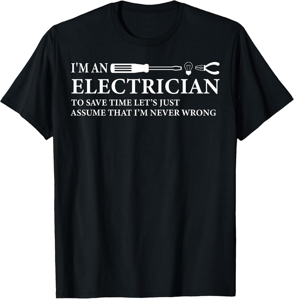 Funny Electrician Saying Tshirts Co.