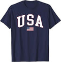 USA Patriotic American Flag July Fourth Independence Day T-Shirt