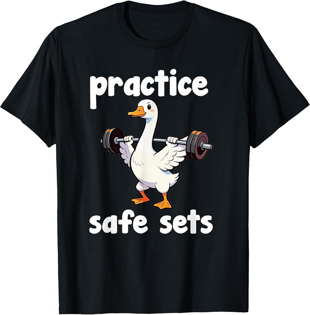 Practice Safe Sets Funny Gym Merch