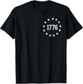 (2 Sides) 1776 We The People 250 Years 1776 2026 4th of July T-Shirt