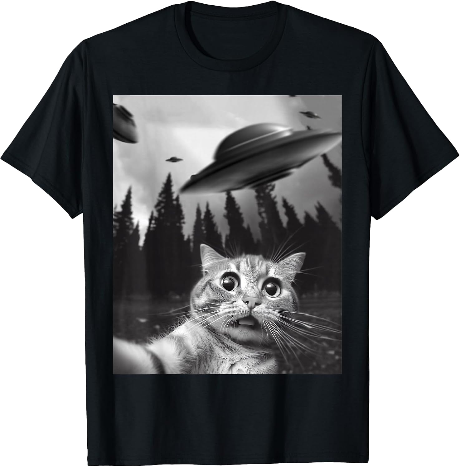 Funny Alien Cat Selfie Shop