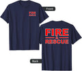 FIRE AND RESCUE GEAR (DOUBLE SIDED FRONT AND BACK)