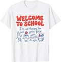 Welcome to School Happy to See Your Face Back to School T-Shirt