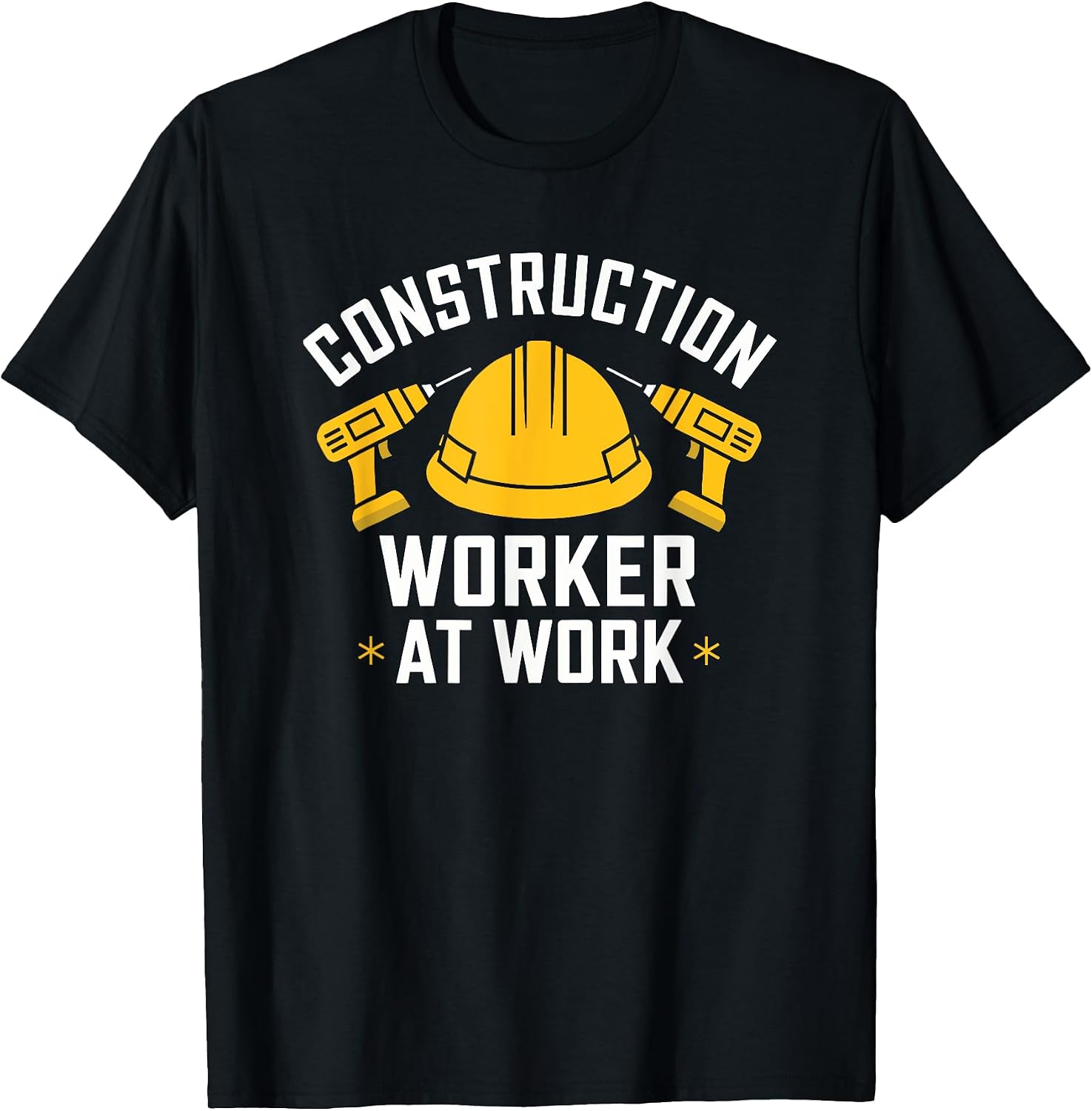 Construction Crew Contractor, Construction Worker At Work T-Shirt