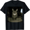 Funny Silly Cat Nerd Gaming Kitten Programmer Tee