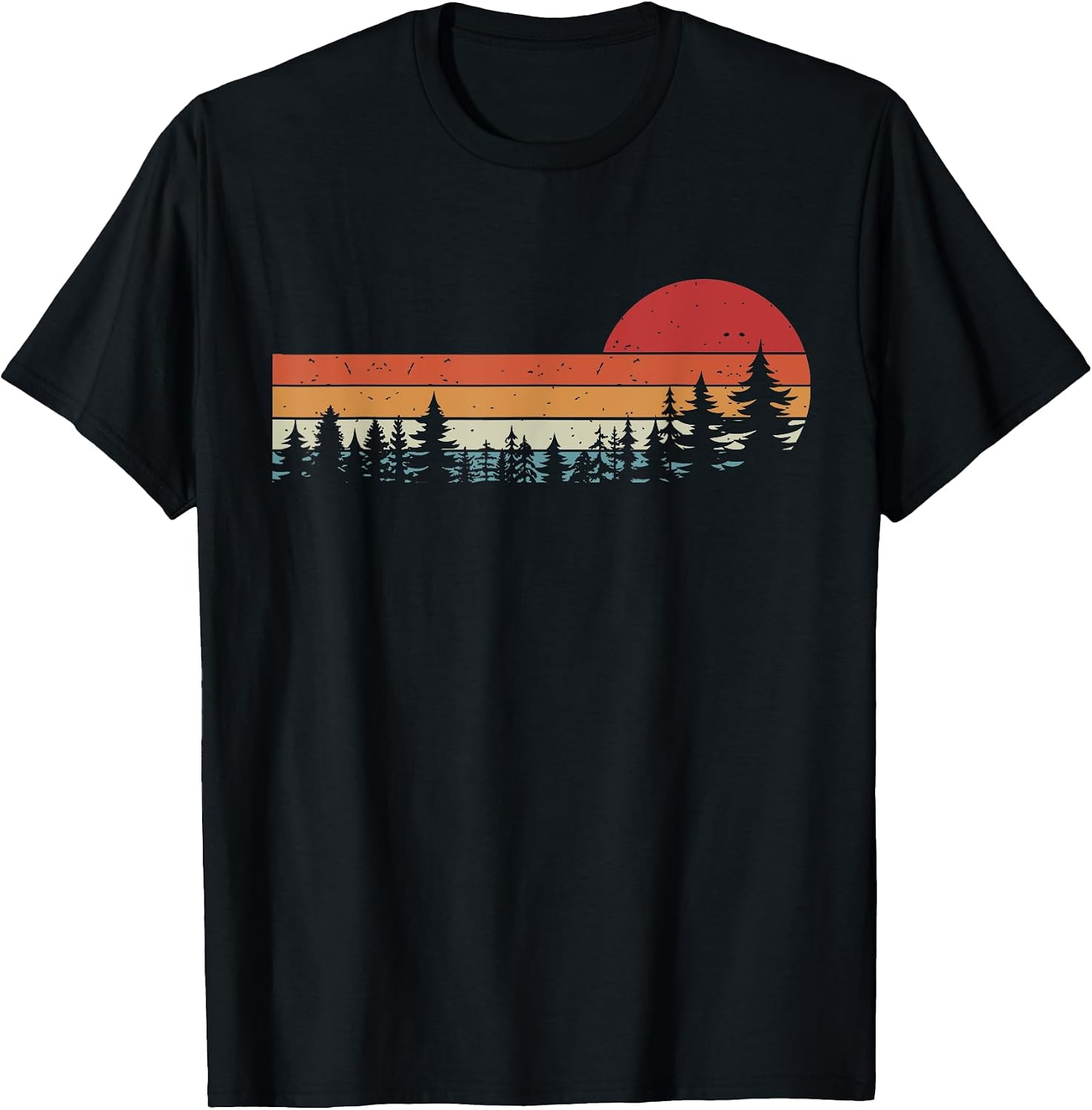 Retro Wildlife Trees Hiking Outdoors Nature Lover
