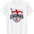 England Shirt with English Flag Outfit for Men Women Kids T-Shirt
