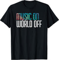 I Love Music for Music Lover Gift Tee Shirts