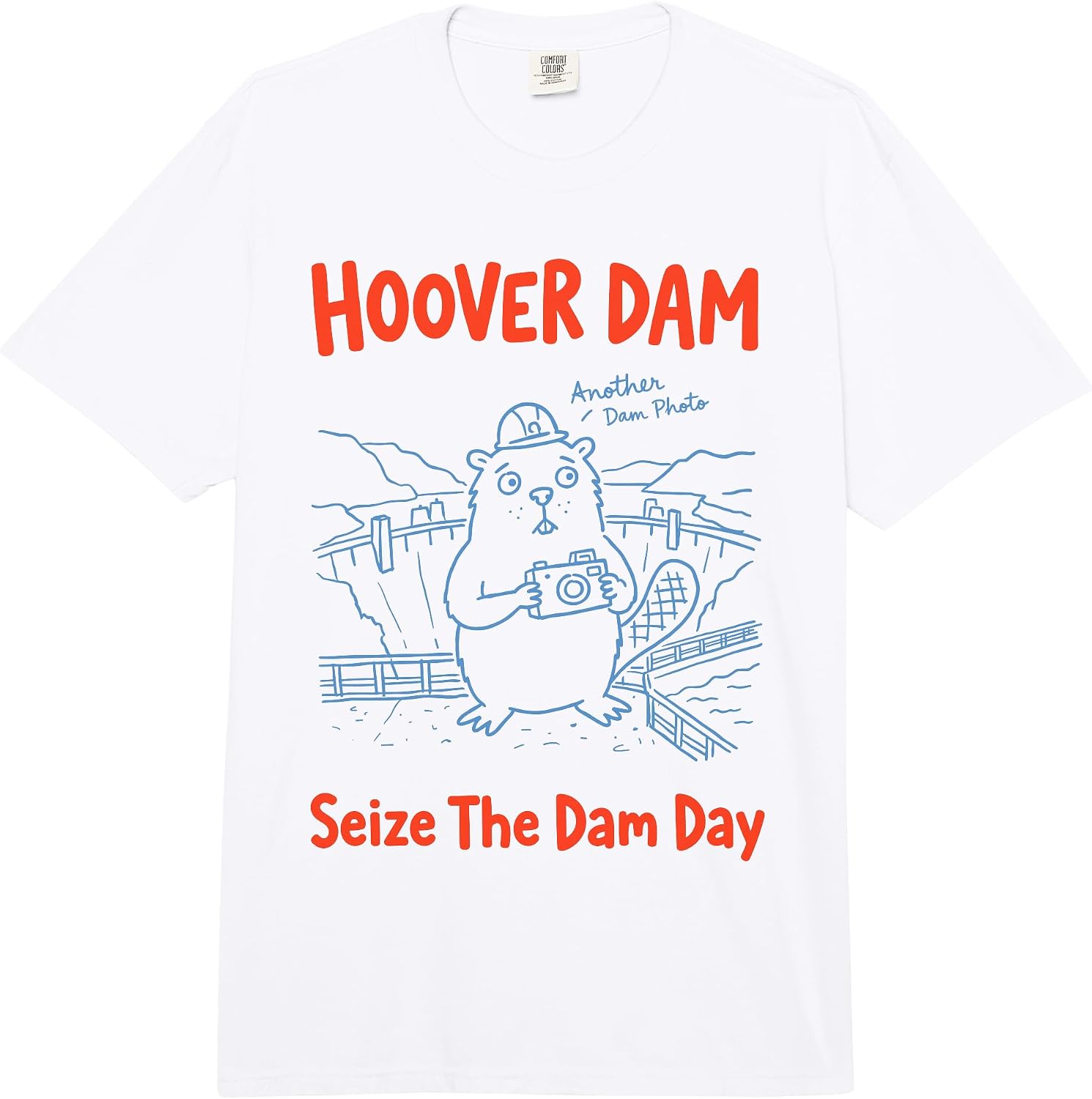 Retro Beaver Photography Road Trip Vacation Merch