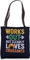 Foodie Weightlifters Shirt Loves Croissant Gift