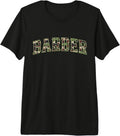 Camo Barber Varsity Design