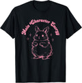 Main Character Energy Funny Distressed Bunny Quote