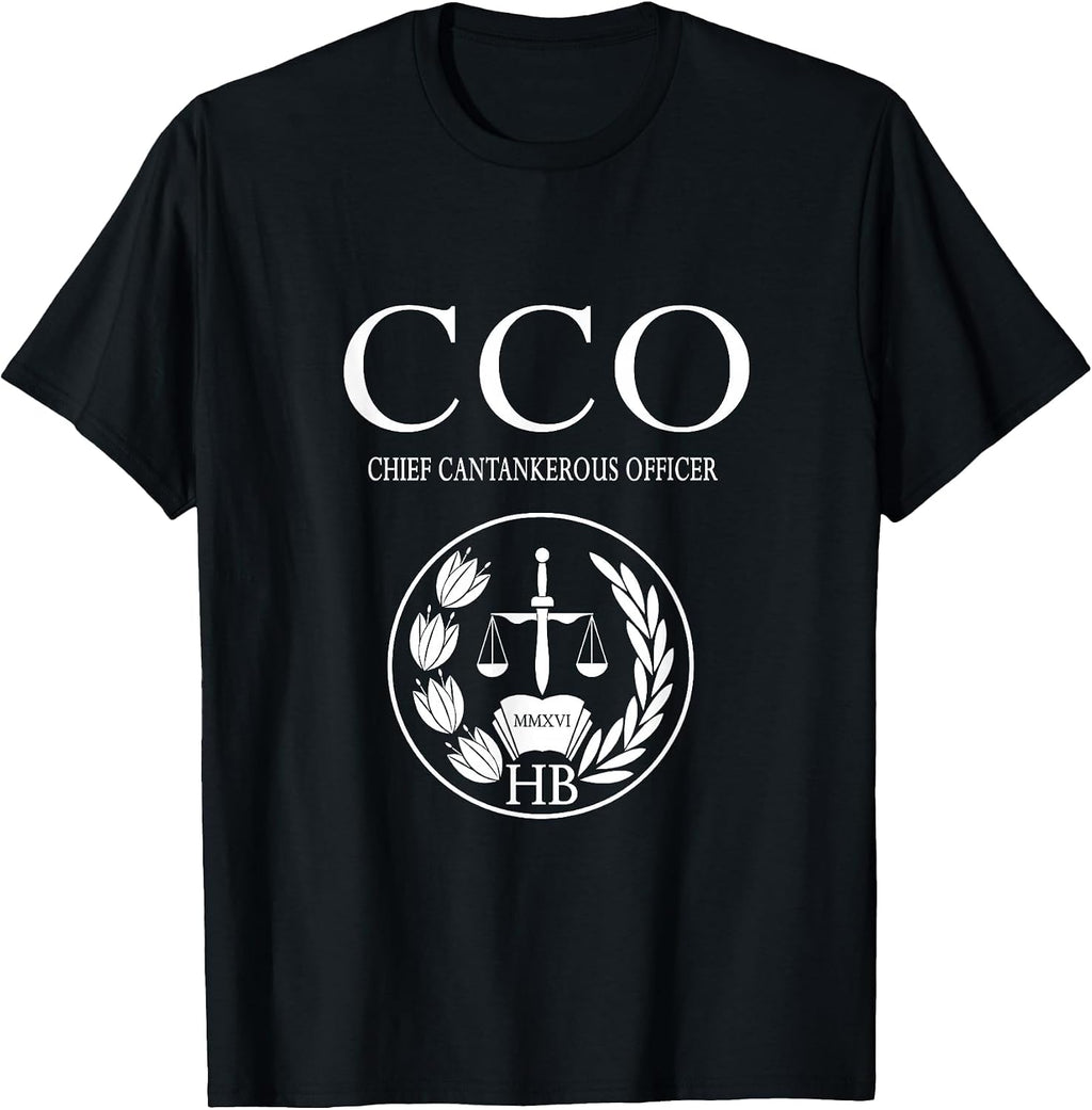 Chief Cantankerous Officer CCO Funny Lawyer Tees
