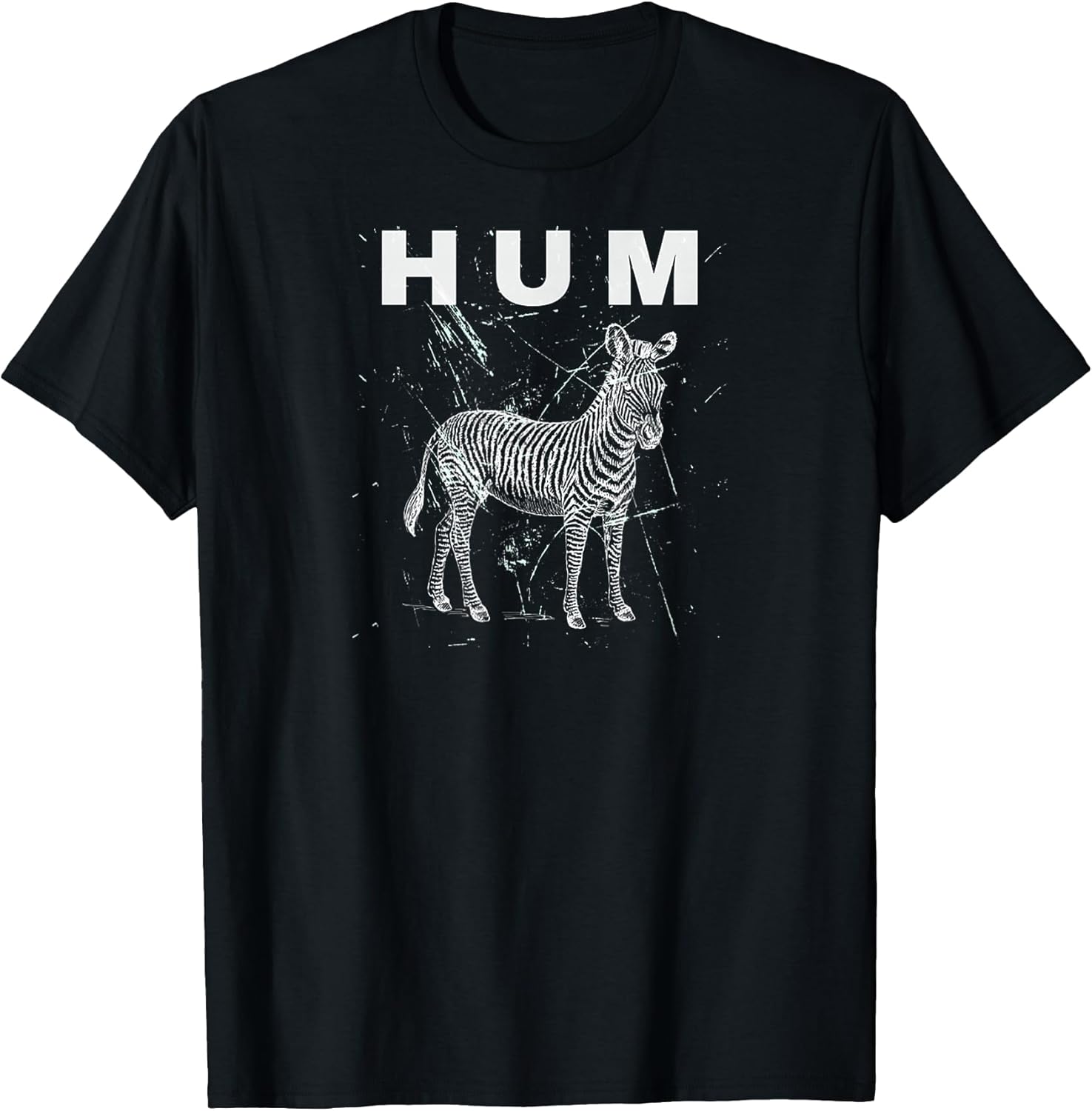 Vintage Animal Lover HUM Funny Retro Zebra Meme
