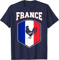 France Pride Flag Shirt French Men Women France Blue T-Shirt