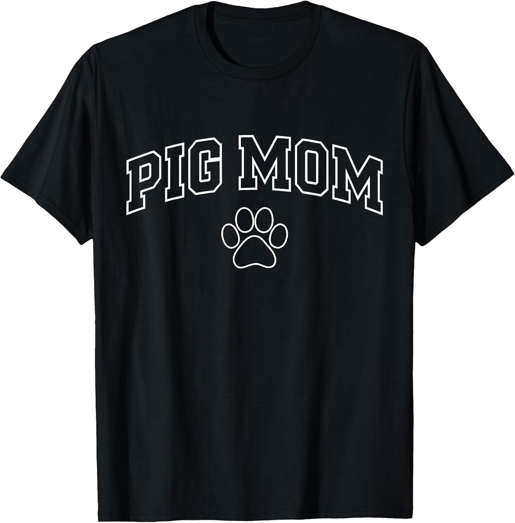 Pig Mom Typography Design