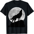 Wolf in moon light Shirts