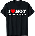 I Heart Hot Accountanting Record Keeper Fan Design