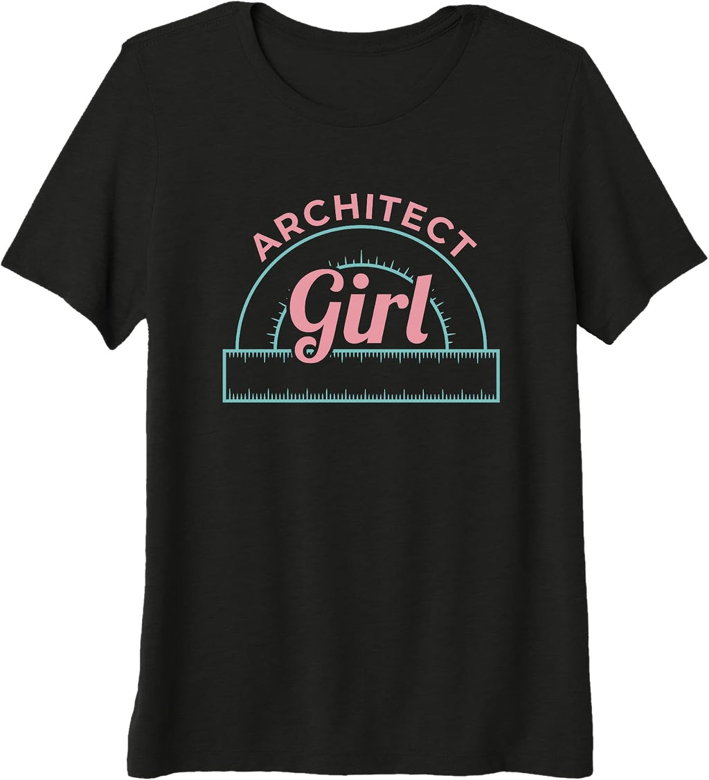 Funny Architect Graphic Shirts for Girls