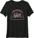 Funny Architect Graphic Shirts for Girls
