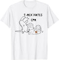T-Rex Hates CPR Dinosaurs t-shirt